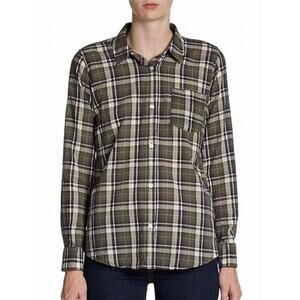 Rails Devyn Green Plaid Button-Up Shirt Size XS